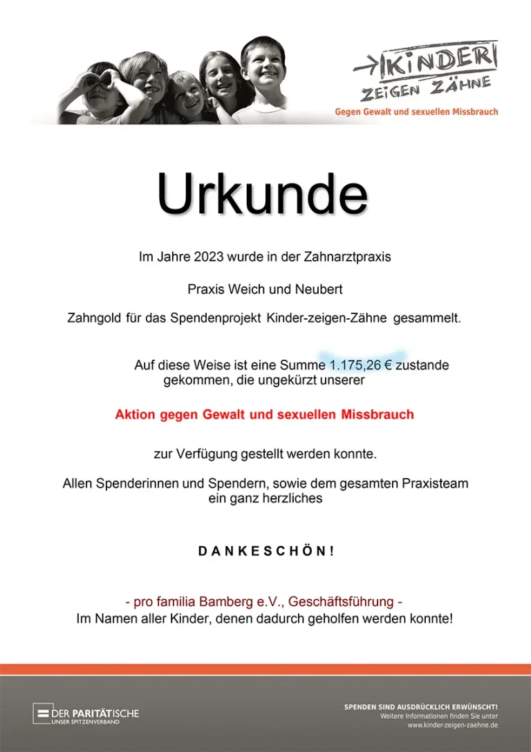 Spende Pro Familia 2023